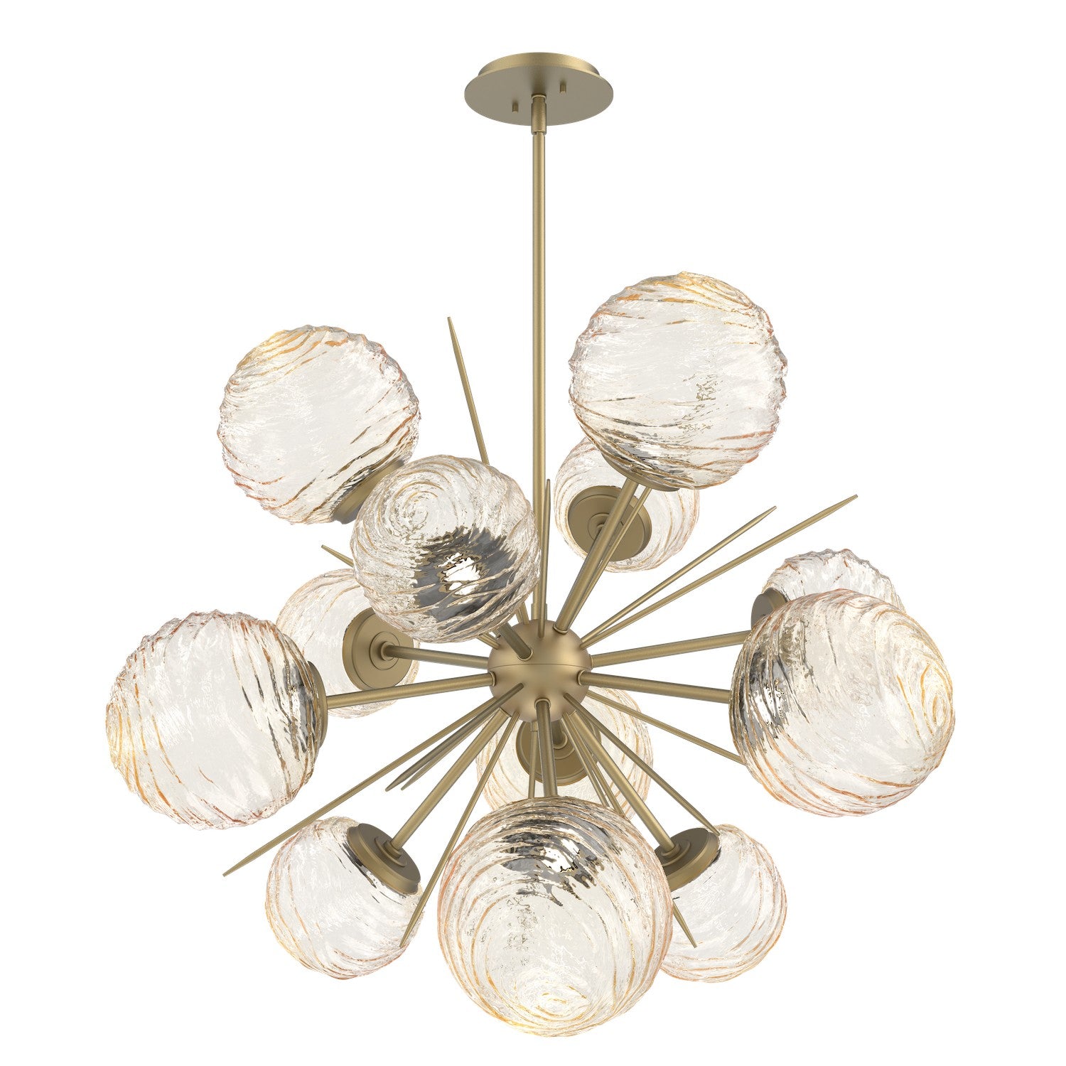 Hammerton Studio - CHB0092-0A-GB-A-001-L3 - LED Pendant - Gaia - Gilded Brass