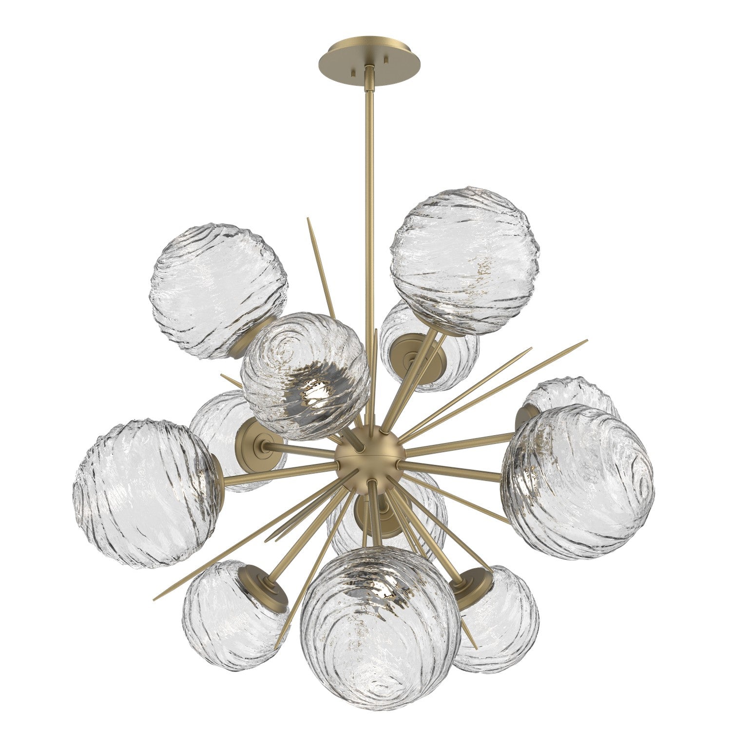 Hammerton Studio - CHB0092-0A-GB-C-001-L3 - LED Pendant - Gaia - Gilded Brass