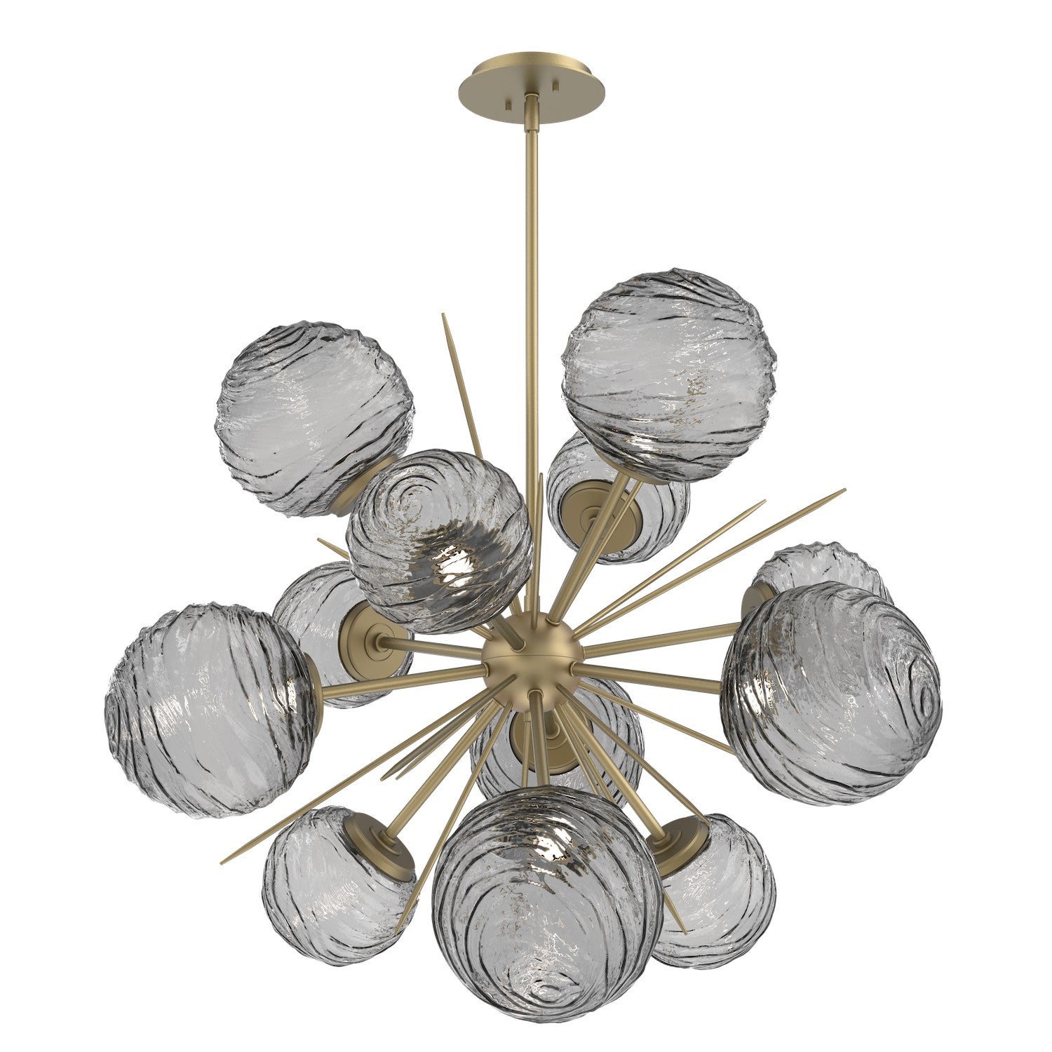 Hammerton Studio - CHB0092-0A-GB-S-001-L3 - LED Pendant - Gaia - Gilded Brass