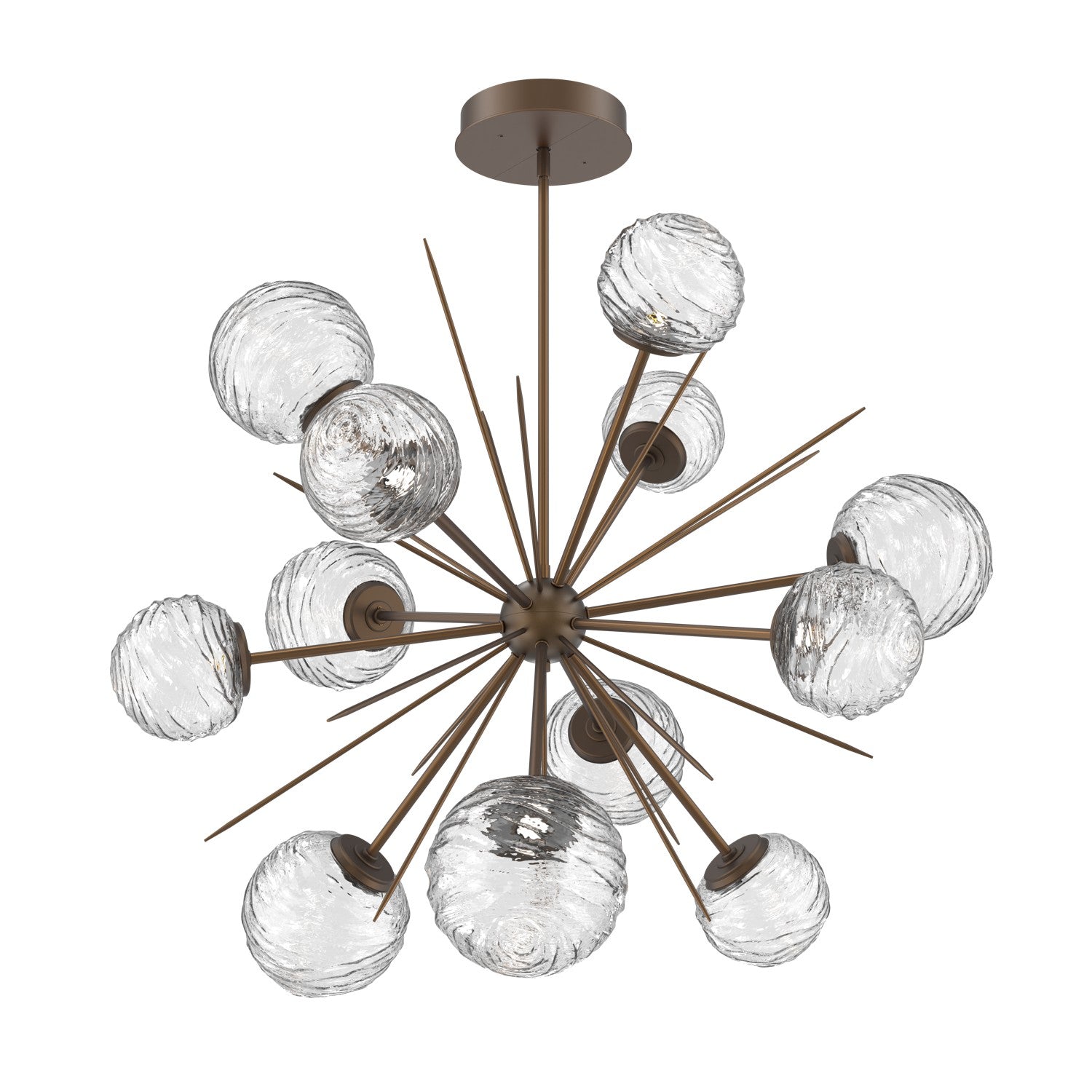 Hammerton Studio - CHB0092-0B-FB-C-001-L3 - LED Pendant - Gaia - Flat Bronze
