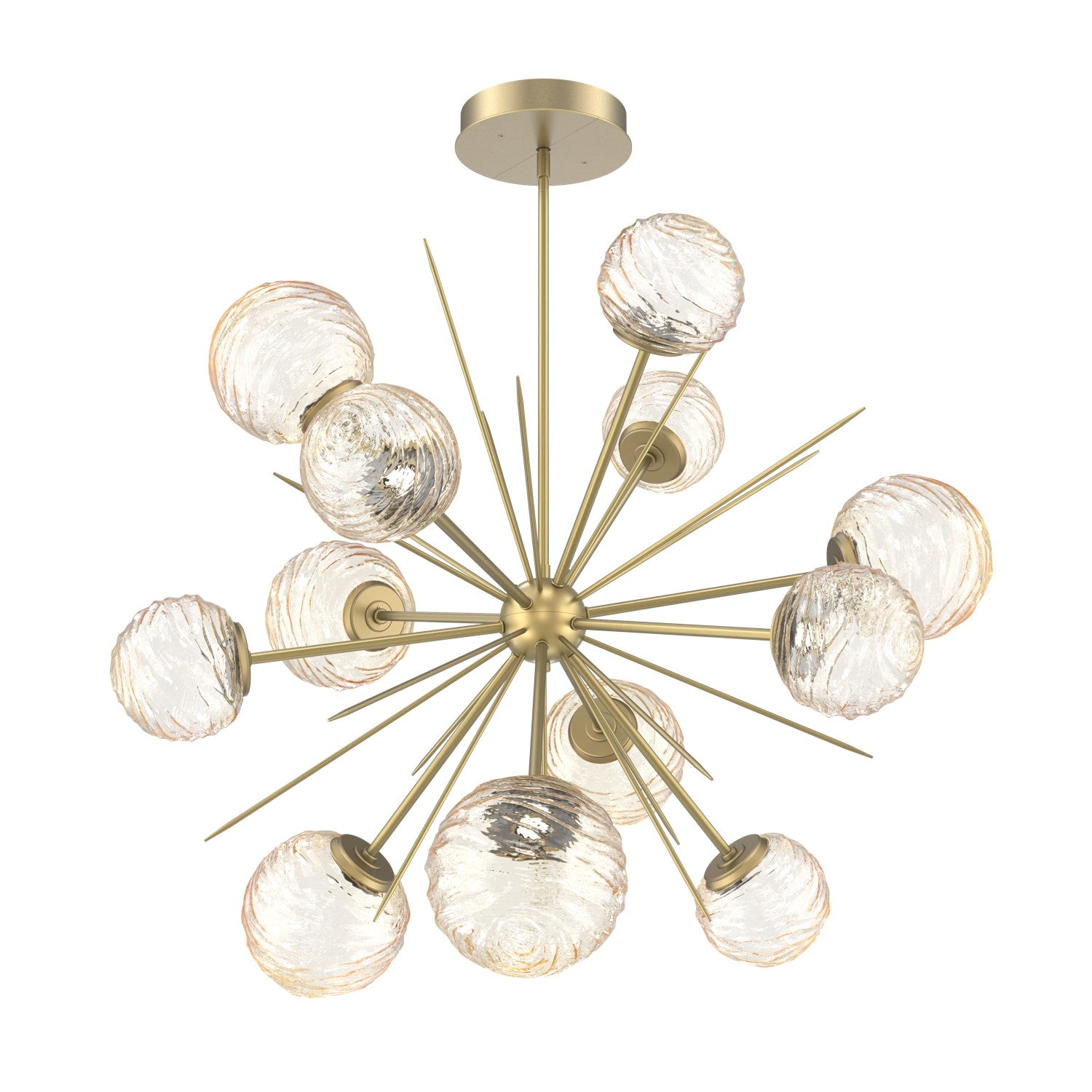 Hammerton Studio - CHB0092-0B-GB-A-001-L1 - LED Pendant - Gaia - Gilded Brass