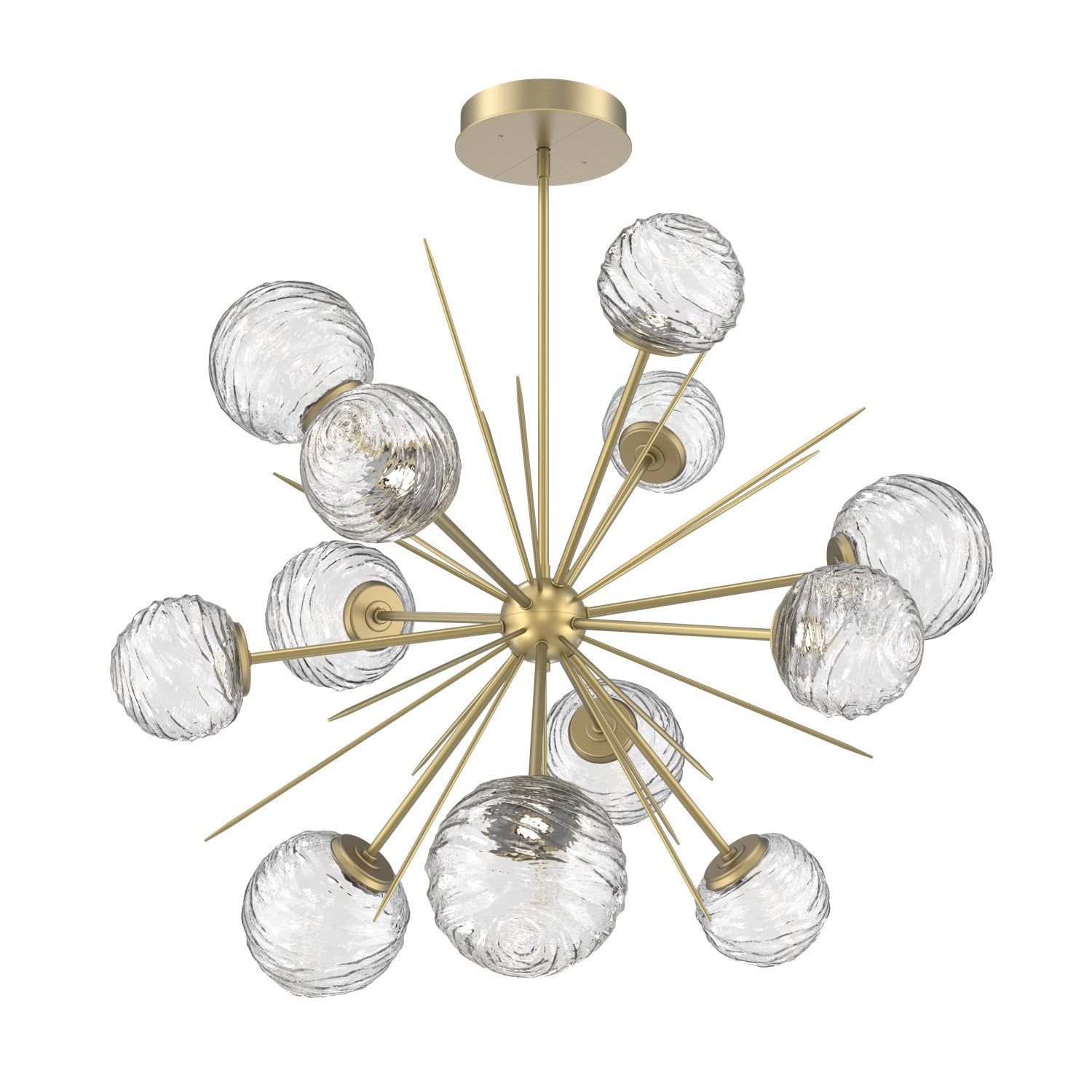 Hammerton Studio - CHB0092-0B-GB-C-001-L3 - LED Pendant - Gaia - Gilded Brass