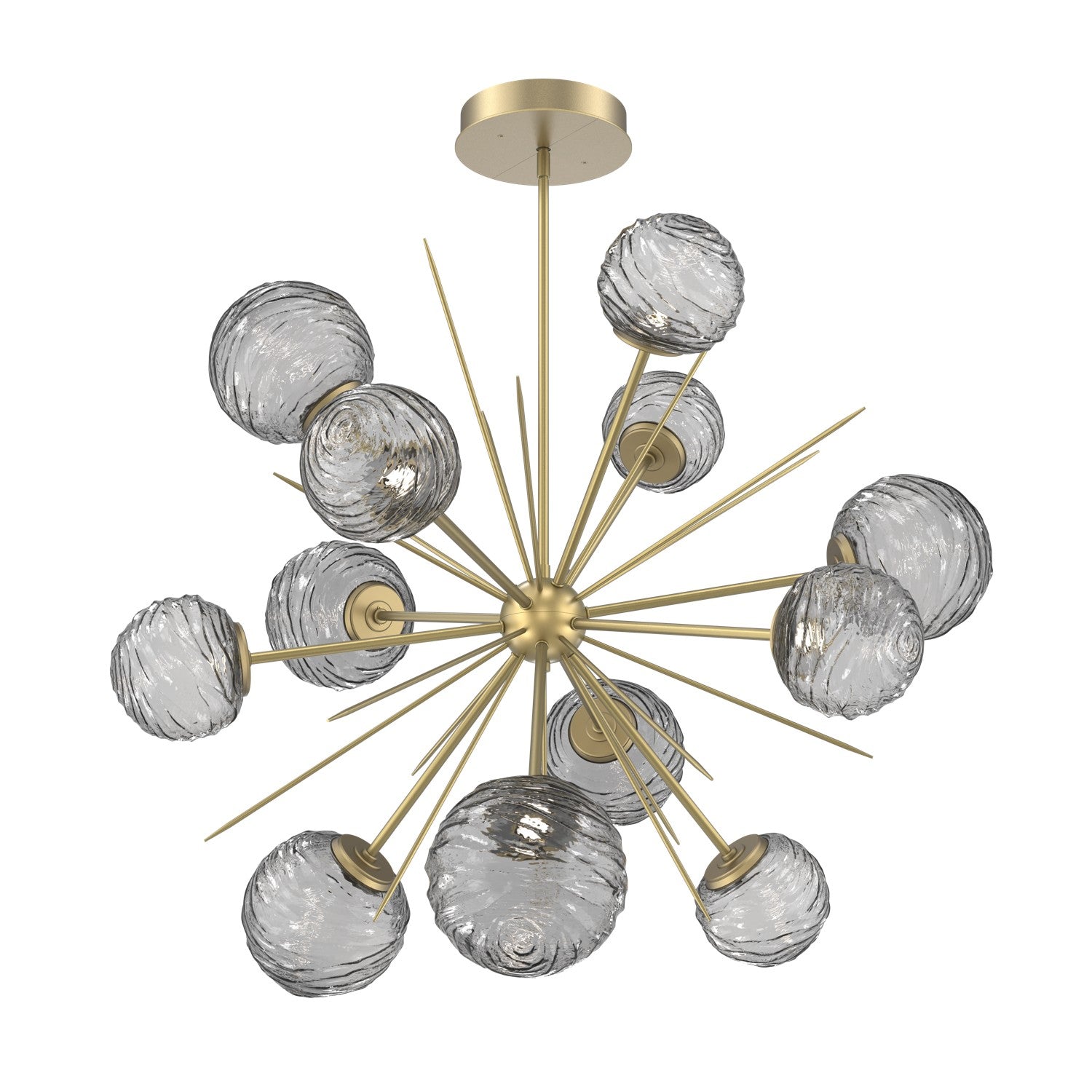 Hammerton Studio - CHB0092-0B-GB-S-001-L3 - LED Pendant - Gaia - Gilded Brass