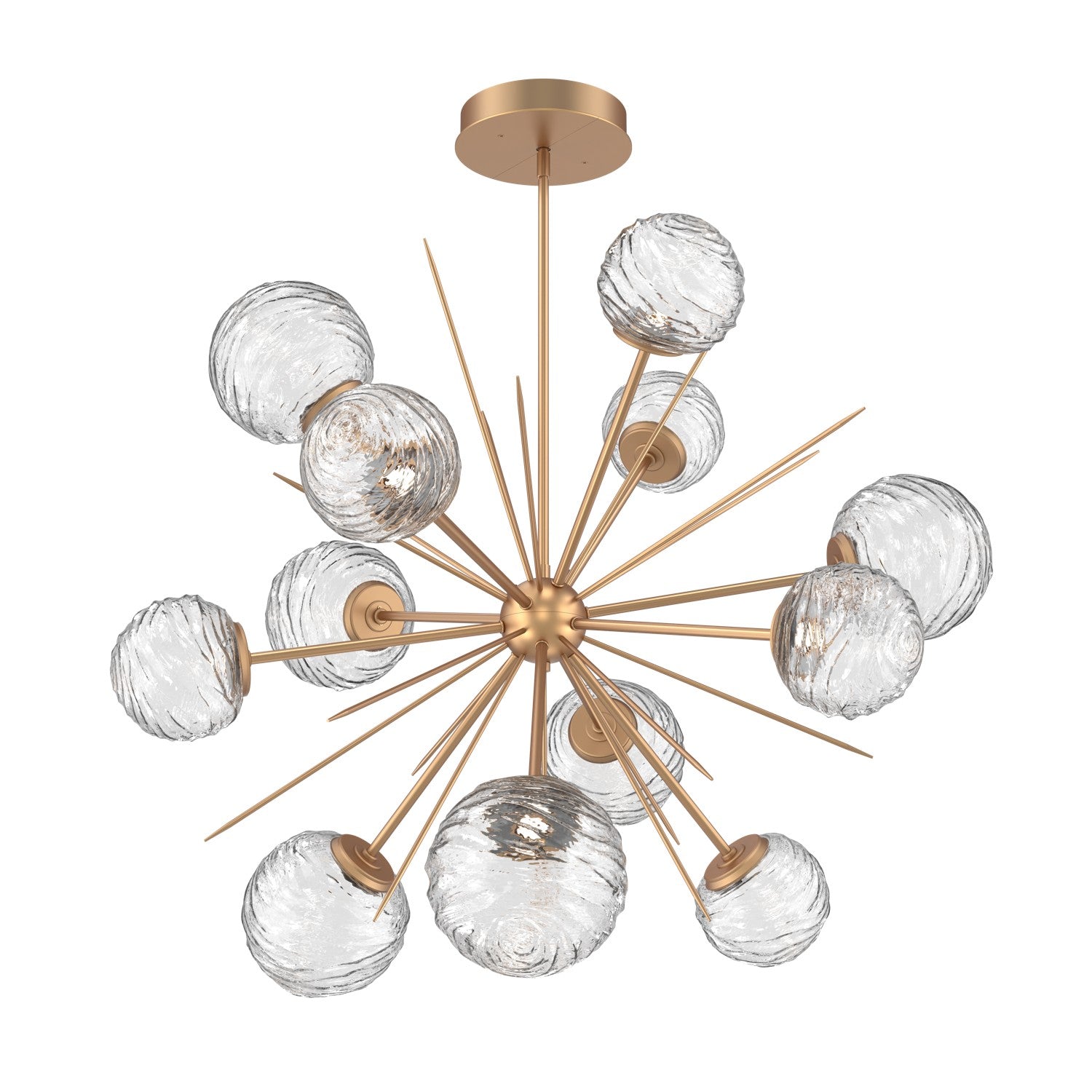 Hammerton Studio - CHB0092-0B-NB-C-001-L3 - LED Pendant - Gaia - Novel Brass