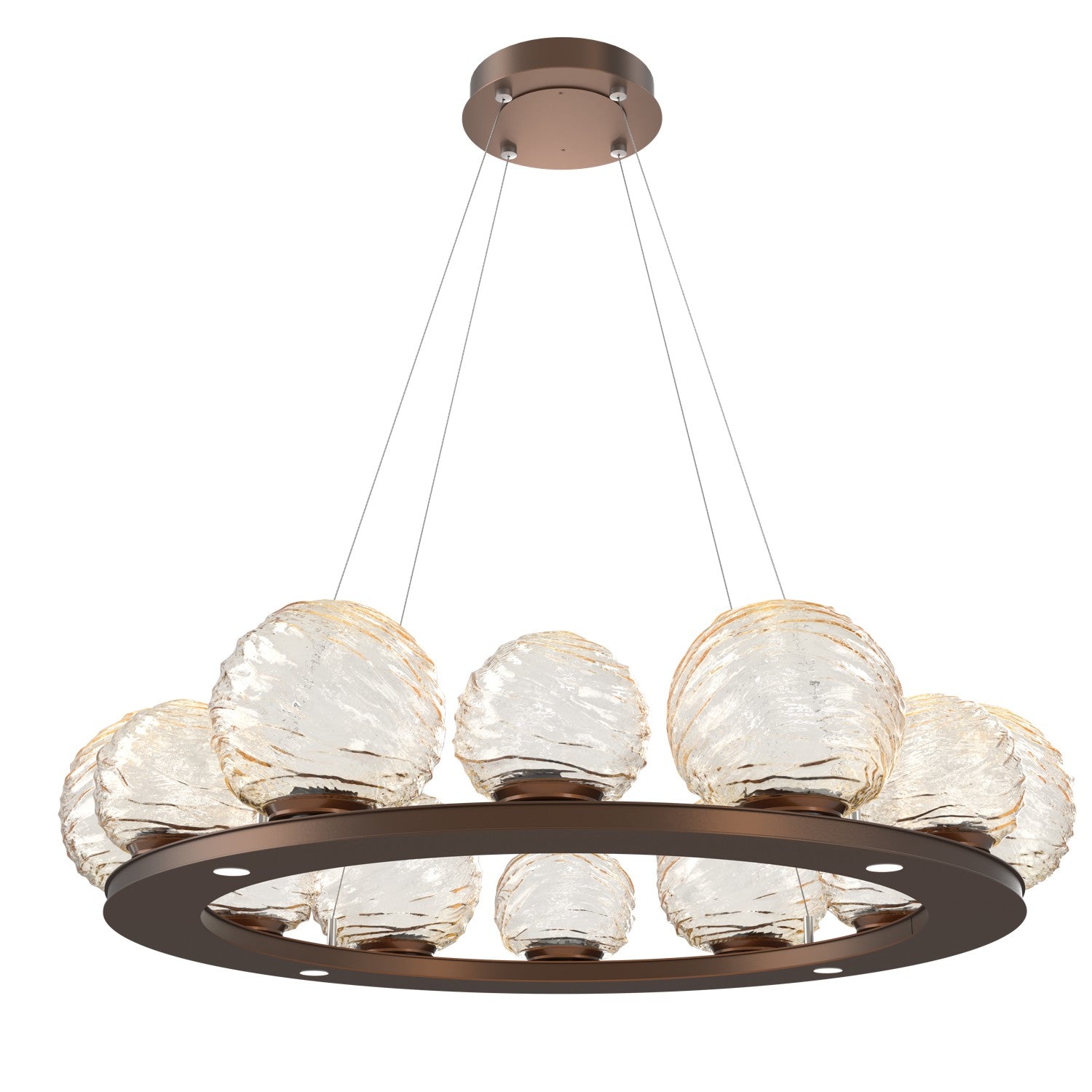 Hammerton Studio - CHB0092-0C-BB-A-CA1-L3 - LED Pendant - Gaia - Burnished Bronze