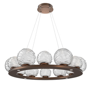 Hammerton Studio - CHB0092-0C-BB-C-CA1-L1 - LED Pendant - Gaia - Burnished Bronze