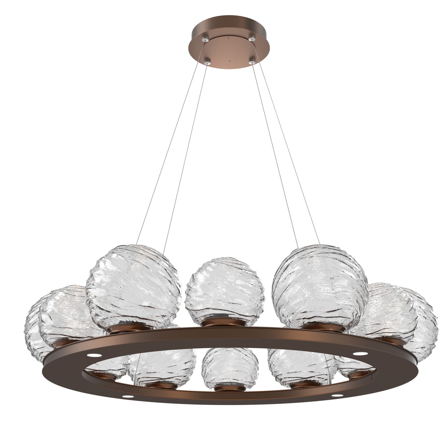 Hammerton Studio - CHB0092-0C-BB-C-CA1-L3 - LED Pendant - Gaia - Burnished Bronze