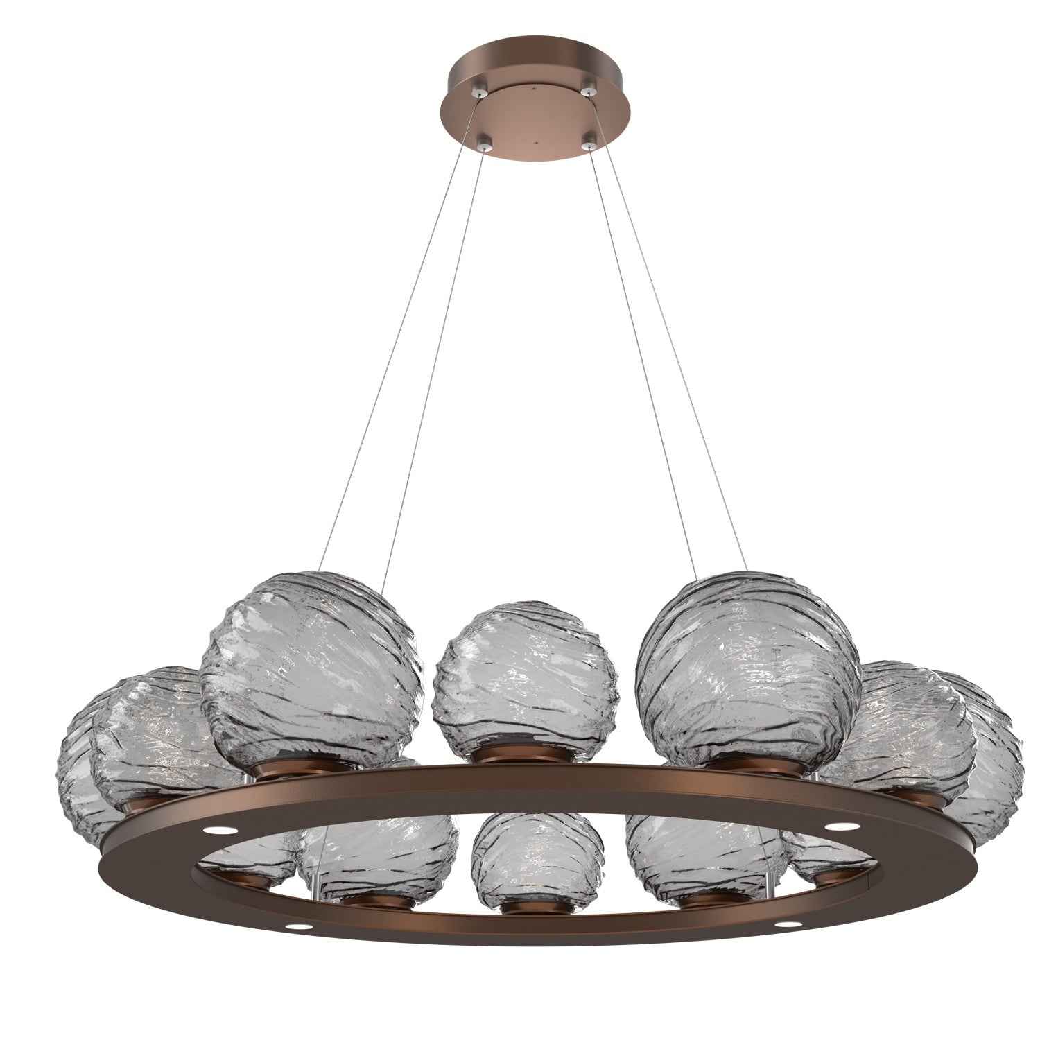 Hammerton Studio - CHB0092-0C-BB-S-CA1-L3 - LED Pendant - Gaia - Burnished Bronze
