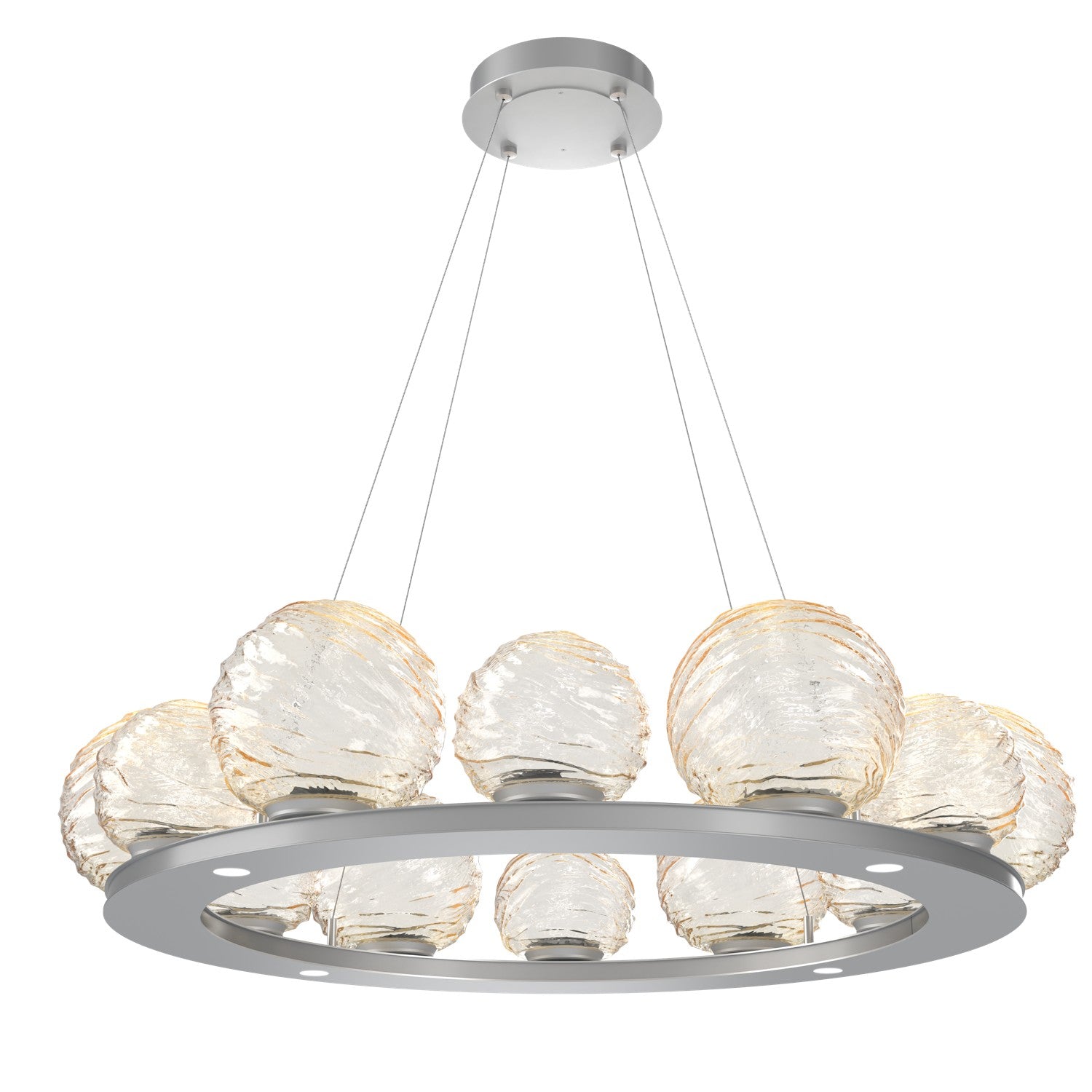Hammerton Studio - CHB0092-0C-CS-A-CA1-L3 - LED Pendant - Gaia - Classic Silver