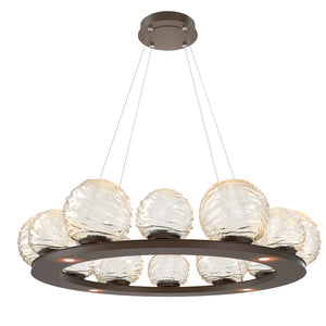 Hammerton Studio - CHB0092-0C-FB-A-CA1-L3 - LED Pendant - Gaia - Flat Bronze