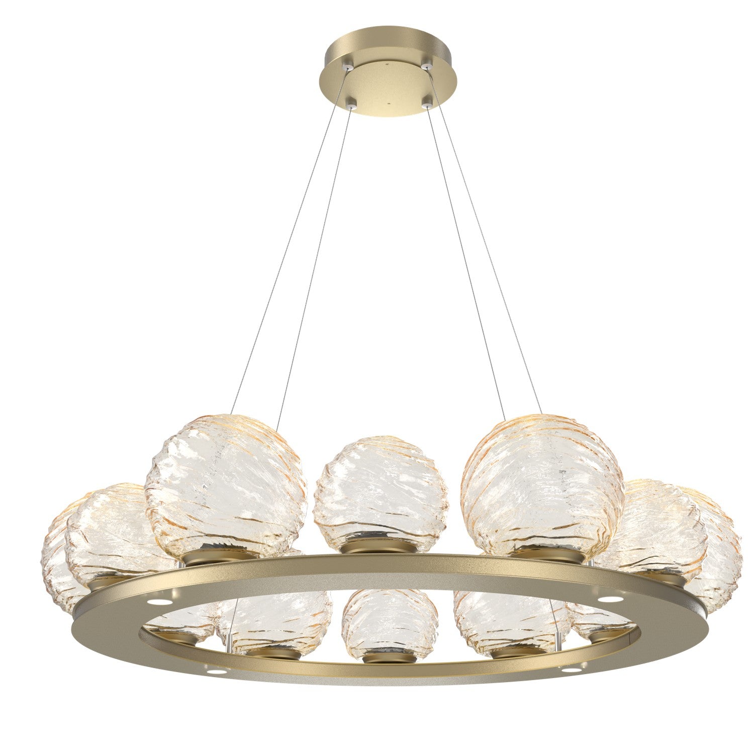 Hammerton Studio - CHB0092-0C-GB-A-CA1-L3 - LED Pendant - Gaia - Gilded Brass