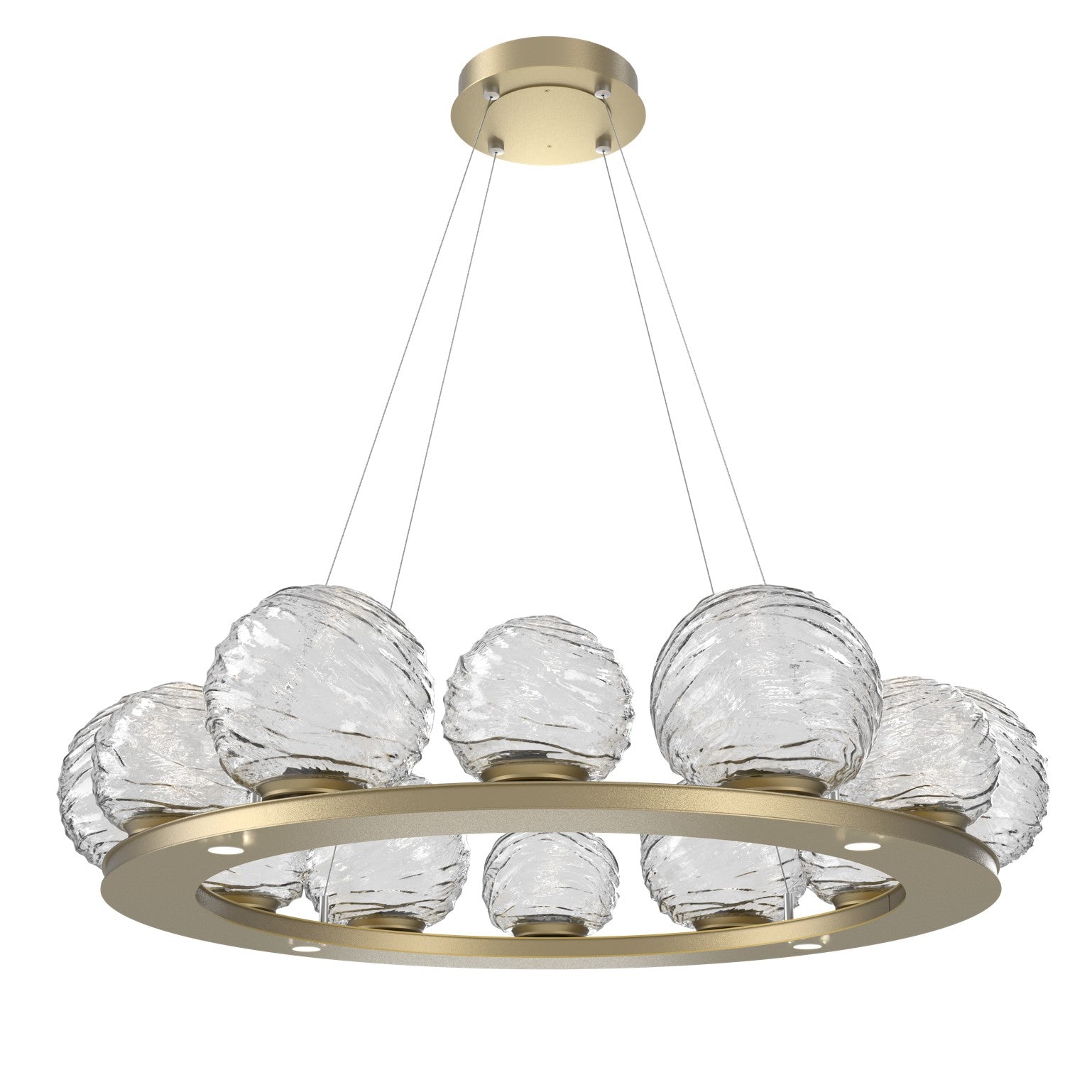 Hammerton Studio - CHB0092-0C-GB-C-CA1-L3 - LED Pendant - Gaia - Gilded Brass