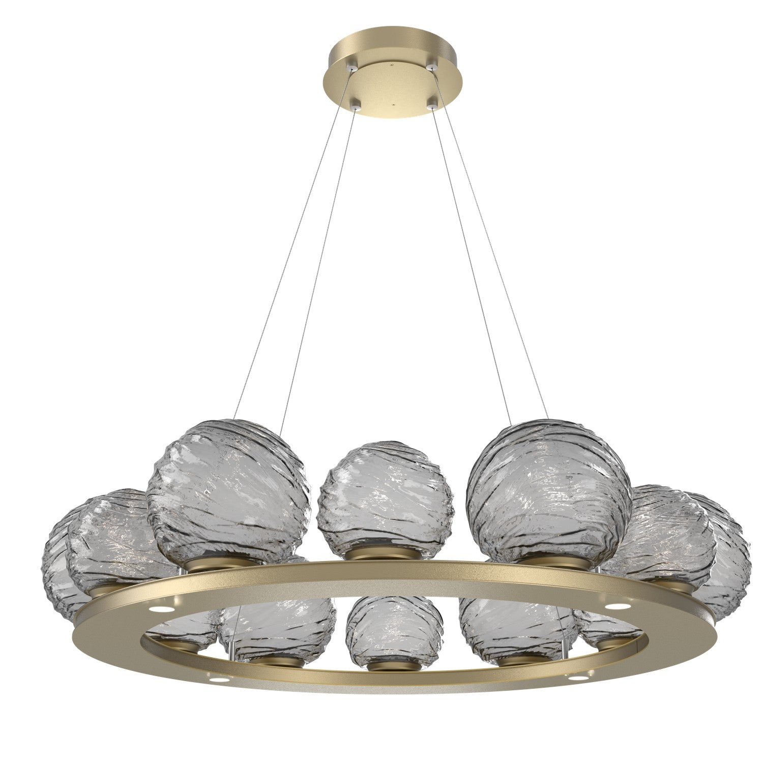 Hammerton Studio - CHB0092-0C-GB-S-CA1-L3 - LED Pendant - Gaia - Gilded Brass