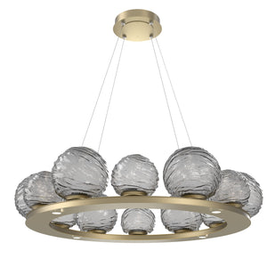 Hammerton Studio - CHB0092-0C-GB-S-CA1-L3 - LED Pendant - Gaia - Gilded Brass
