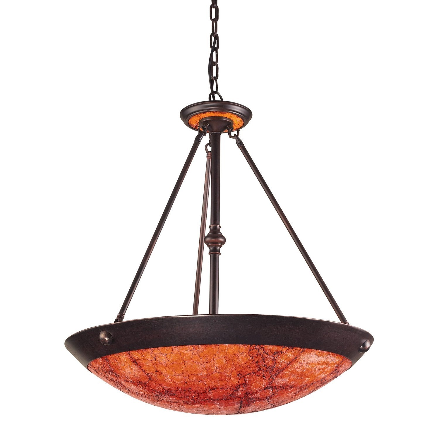 ELK Home - 536-5DR-ASC - Five Light Pendant - Diamante - Autumn Brass