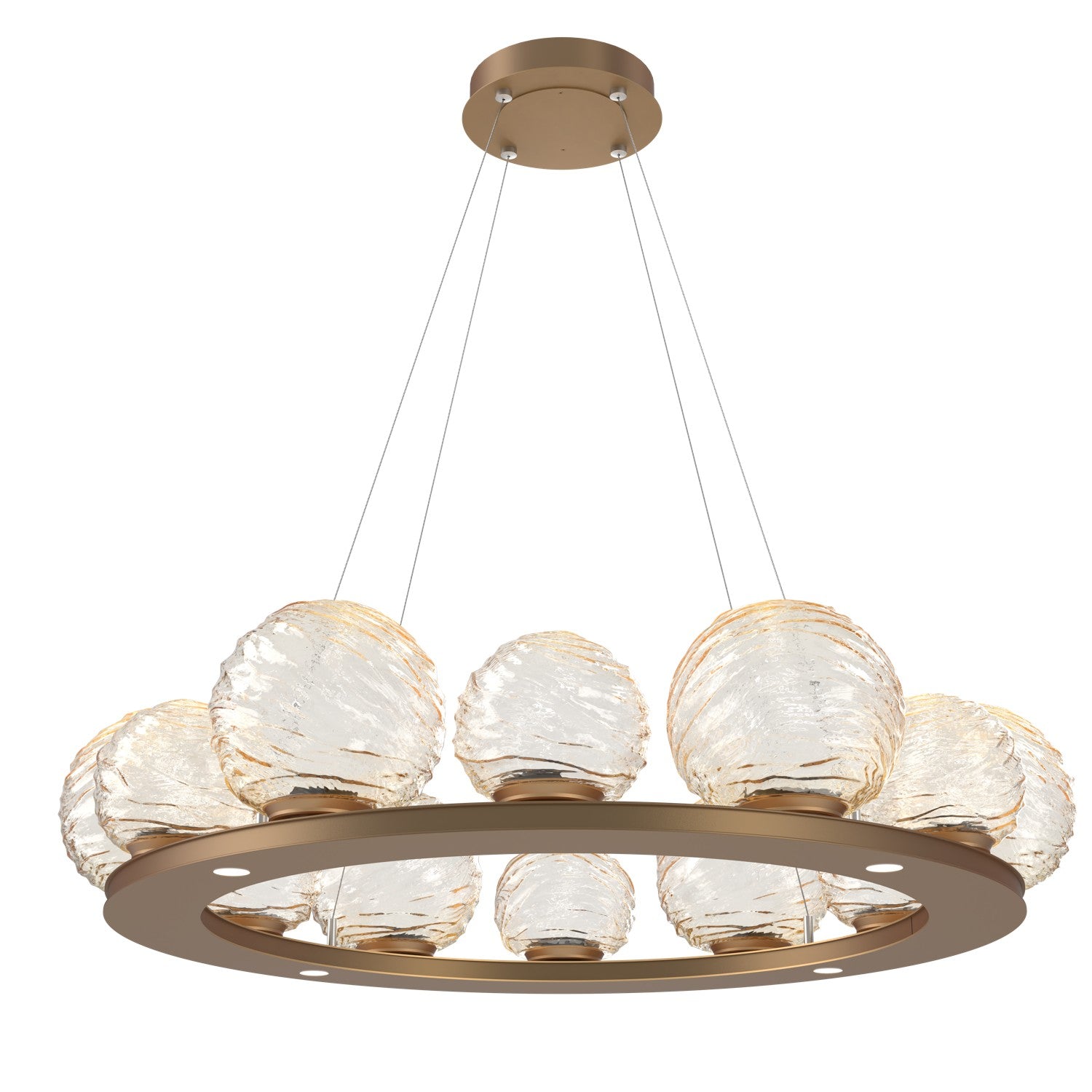 Hammerton Studio - CHB0092-0C-NB-A-CA1-L1 - LED Pendant - Gaia - Novel Brass