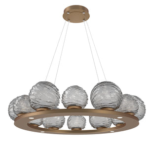 Hammerton Studio - CHB0092-0C-NB-S-CA1-L1 - LED Pendant - Gaia - Novel Brass