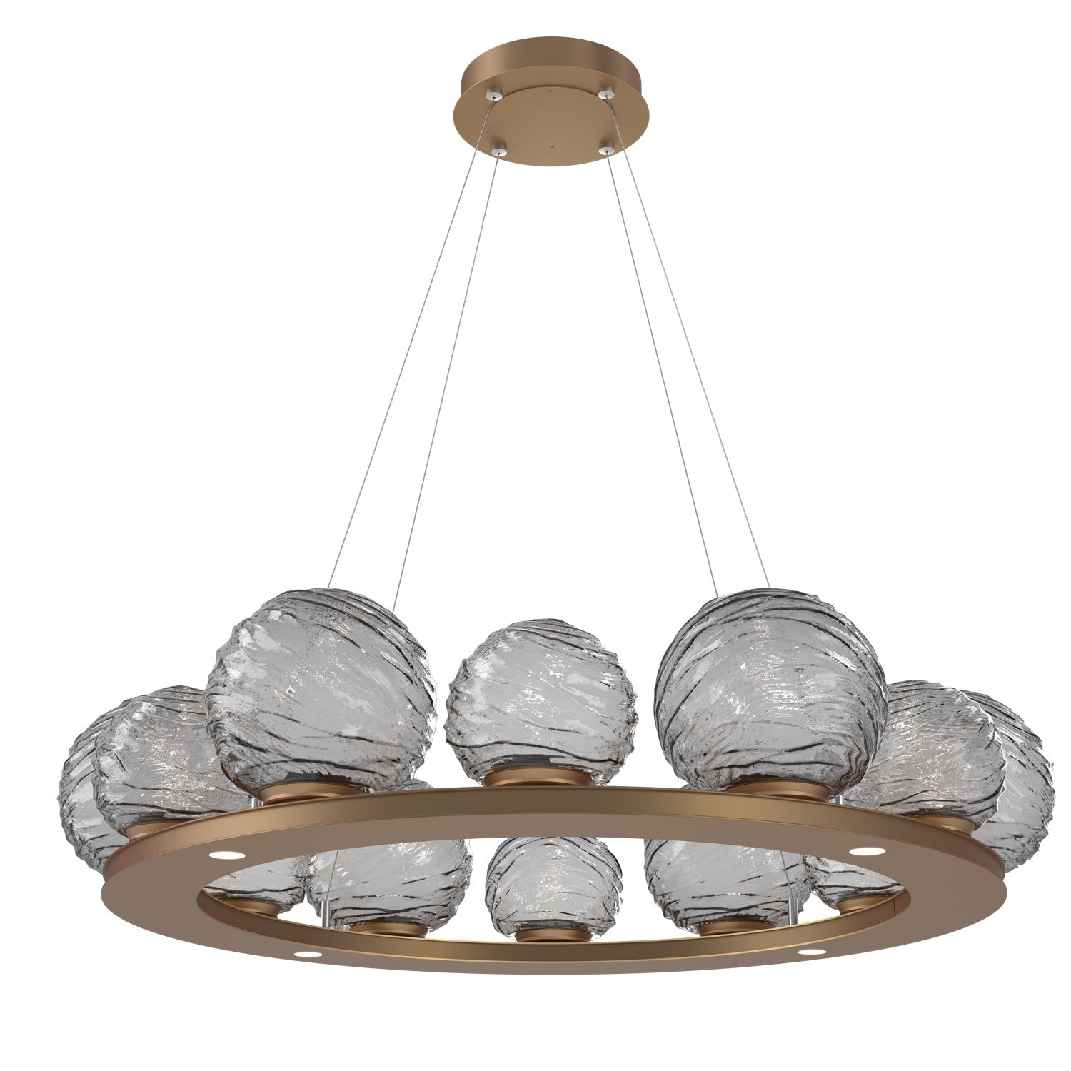 Hammerton Studio - CHB0092-0C-NB-S-CA1-L3 - LED Pendant - Gaia - Novel Brass