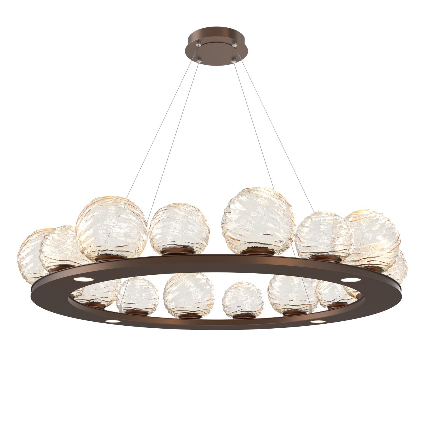 Hammerton Studio - CHB0092-0D-BB-A-CA1-L1 - LED Pendant - Gaia - Burnished Bronze