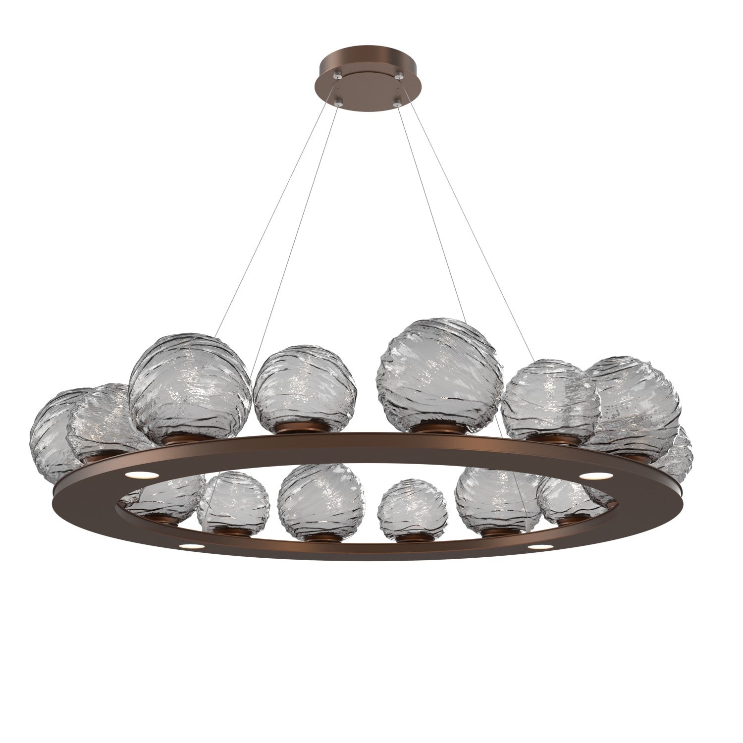 Hammerton Studio - CHB0092-0D-BB-S-CA1-L3 - LED Pendant - Gaia - Burnished Bronze