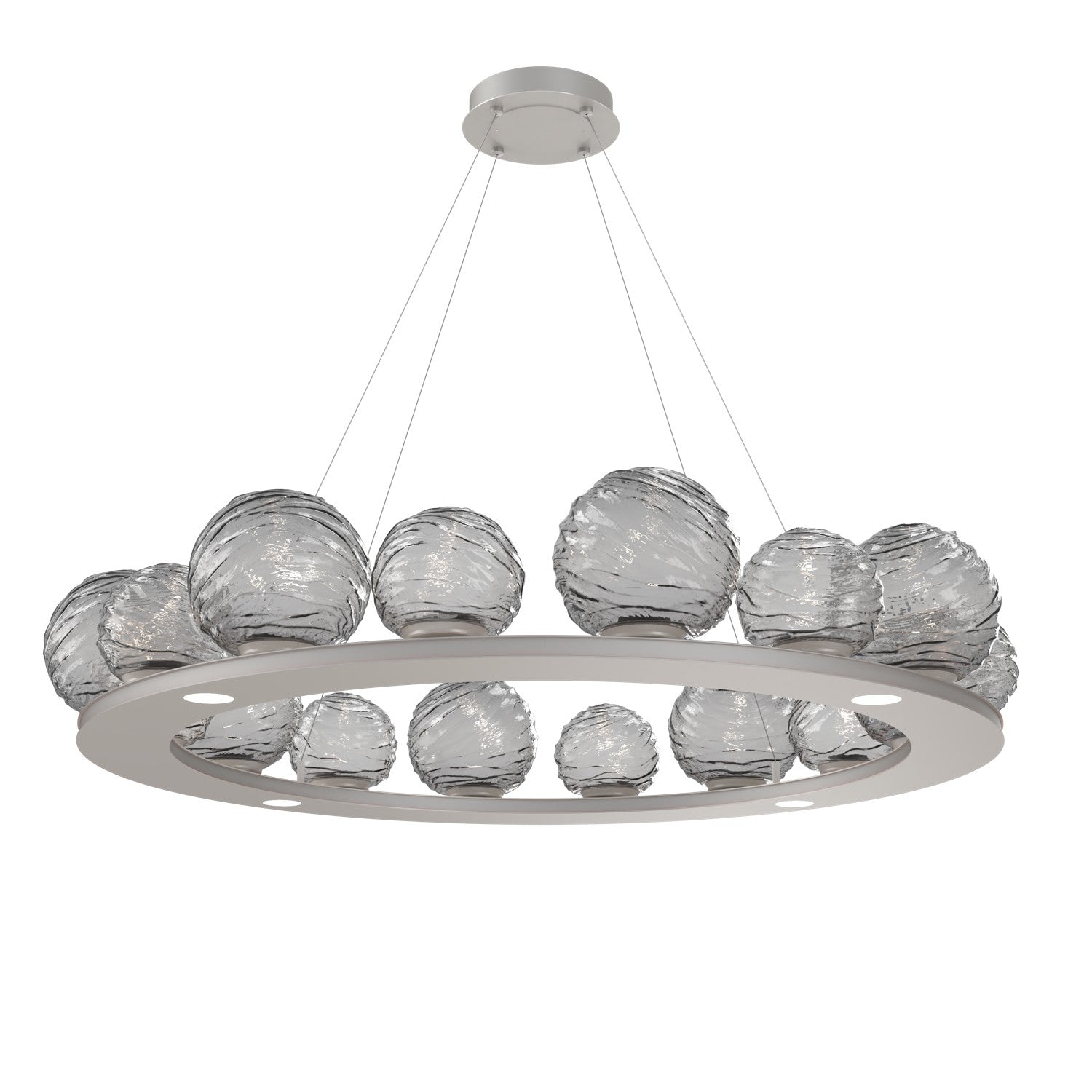 Hammerton Studio - CHB0092-0D-BS-S-CA1-L1 - LED Pendant - Gaia - Beige Silver