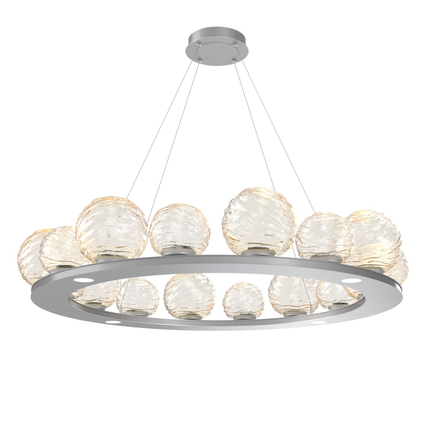 Hammerton Studio - CHB0092-0D-CS-A-CA1-L1 - LED Pendant - Gaia - Classic Silver