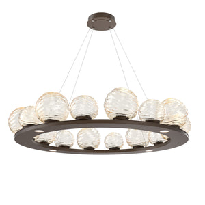 Hammerton Studio - CHB0092-0D-FB-A-CA1-L1 - LED Pendant - Gaia - Flat Bronze
