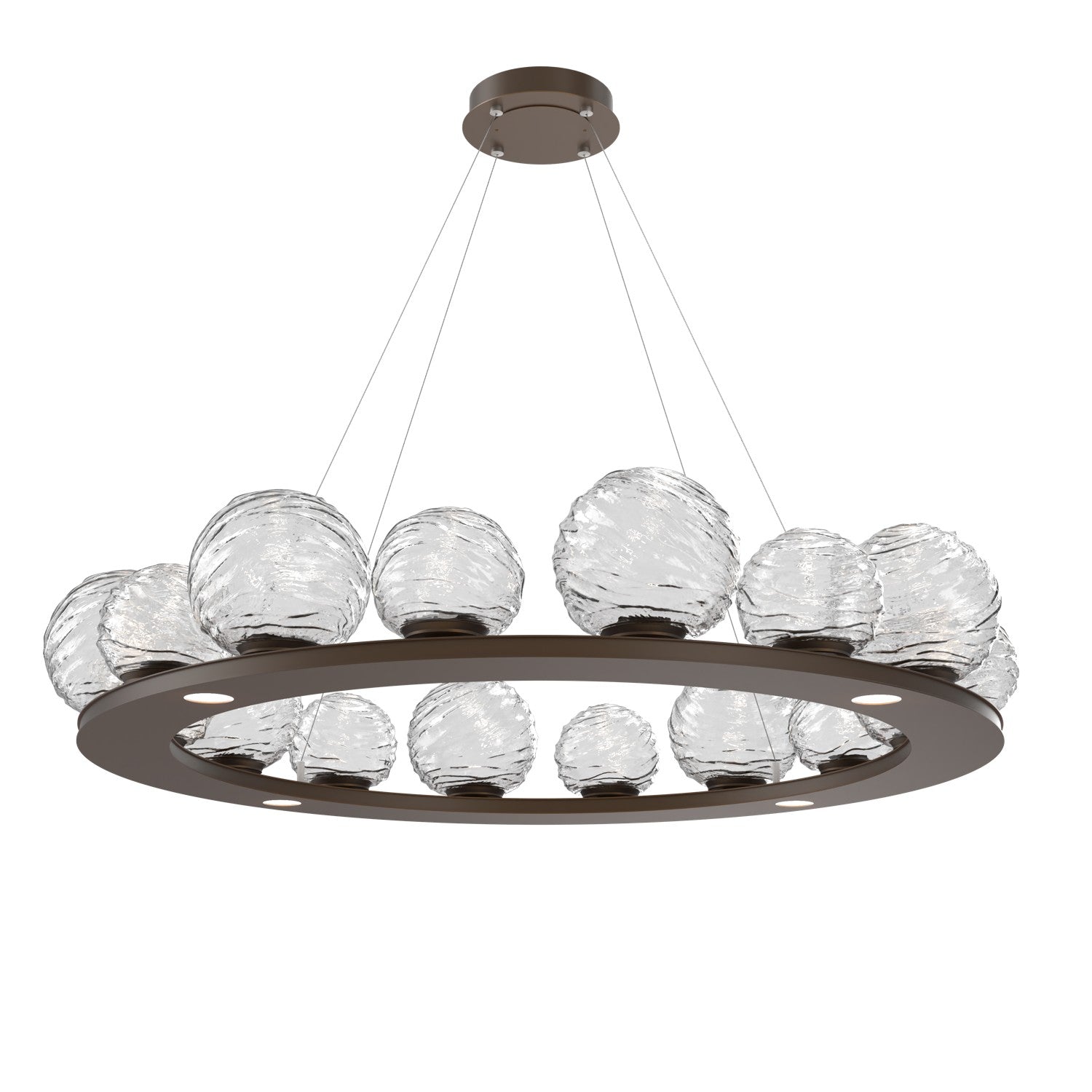 Hammerton Studio - CHB0092-0D-FB-C-CA1-L1 - LED Pendant - Gaia - Flat Bronze