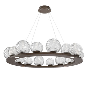 Hammerton Studio - CHB0092-0D-FB-C-CA1-L1 - LED Pendant - Gaia - Flat Bronze