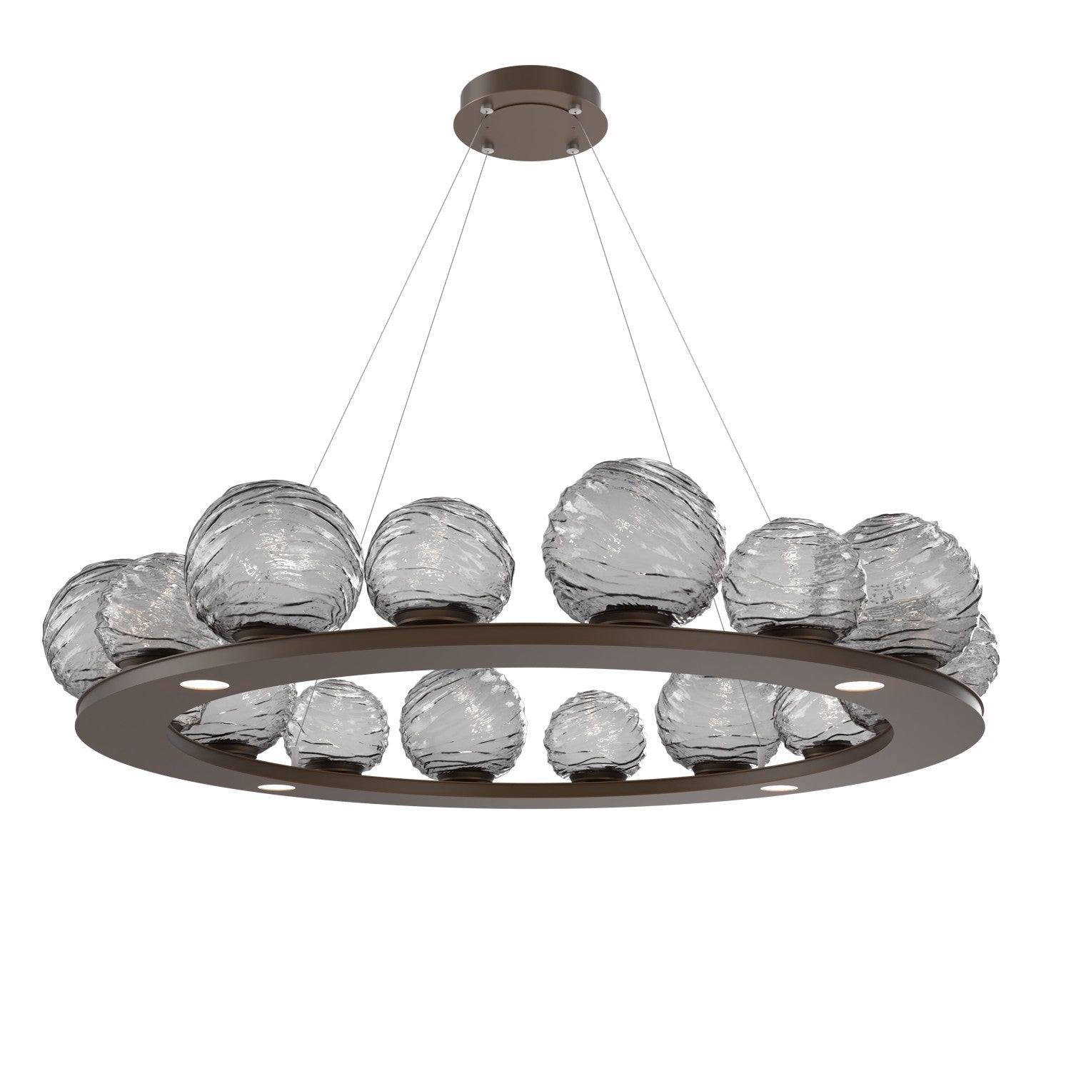 Hammerton Studio - CHB0092-0D-FB-S-CA1-L3 - LED Pendant - Gaia - Flat Bronze