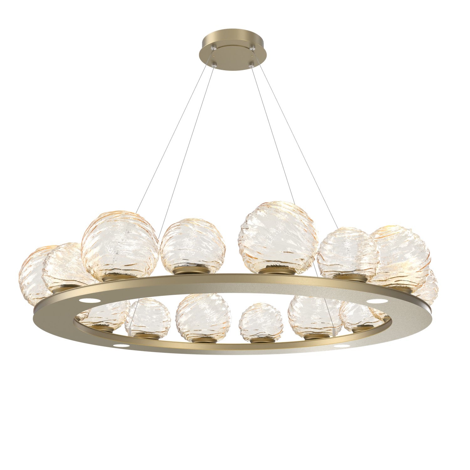 Hammerton Studio - CHB0092-0D-GB-A-CA1-L3 - LED Pendant - Gaia - Gilded Brass