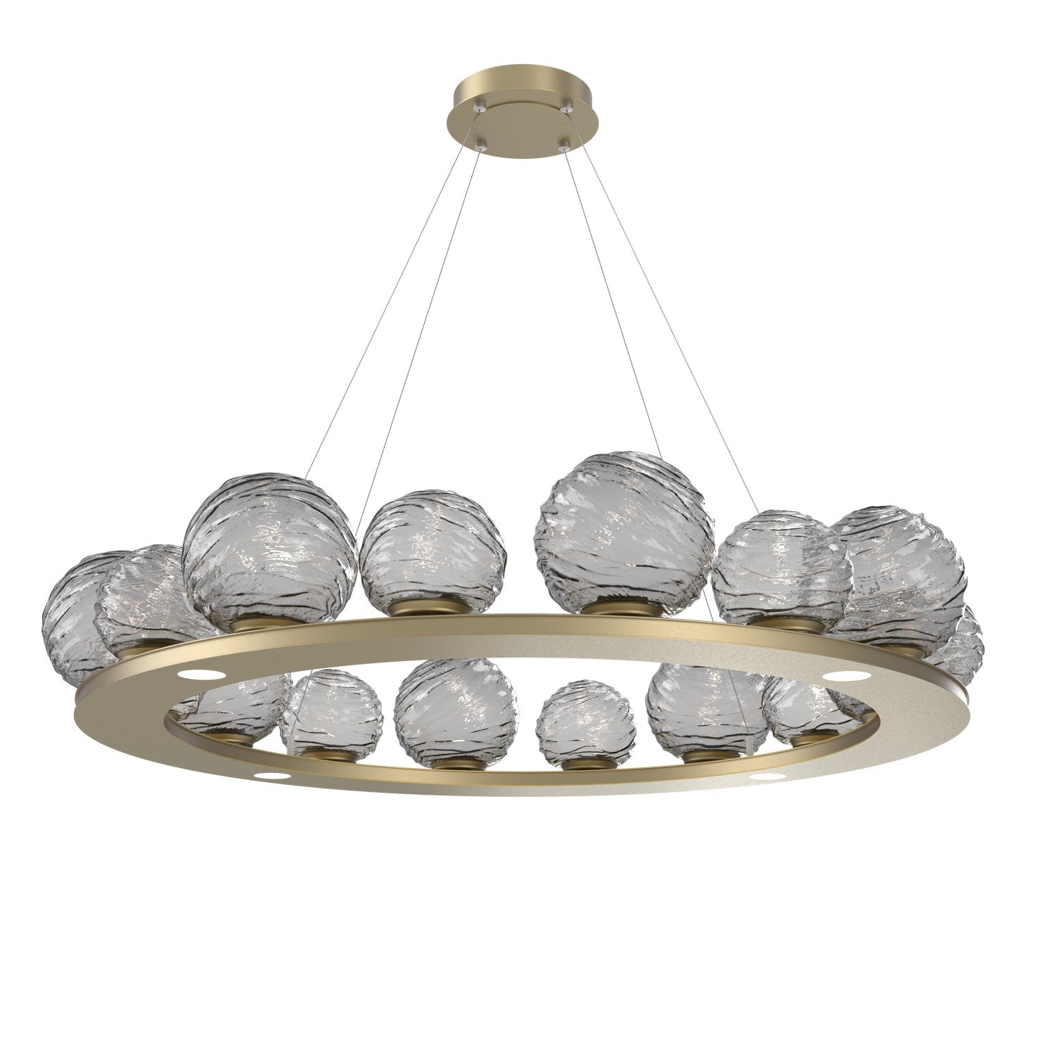 Hammerton Studio - CHB0092-0D-GB-S-CA1-L3 - LED Pendant - Gaia - Gilded Brass
