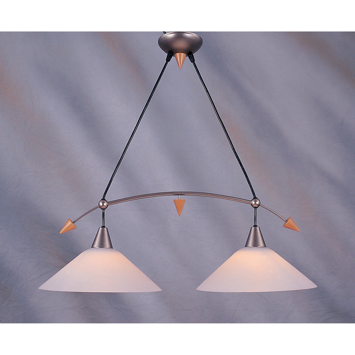 ELK Home - 6452/2 - Two Light Island Pendant - Comet - Brown