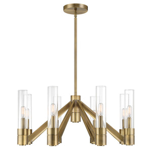 ELK Home - 6518-AN-CL - Eight Light Chandelier - Rohe - Oxidized Brass