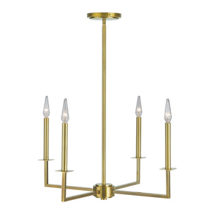 ELK Home - 6520-AG-CA - Four Light Chandelier - Ray - Aged Brass