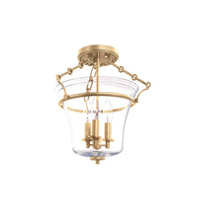 Hammerton Studio - CHB0092-0D-NB-A-CA1-L1 - LED Pendant - Gaia - Novel Brass