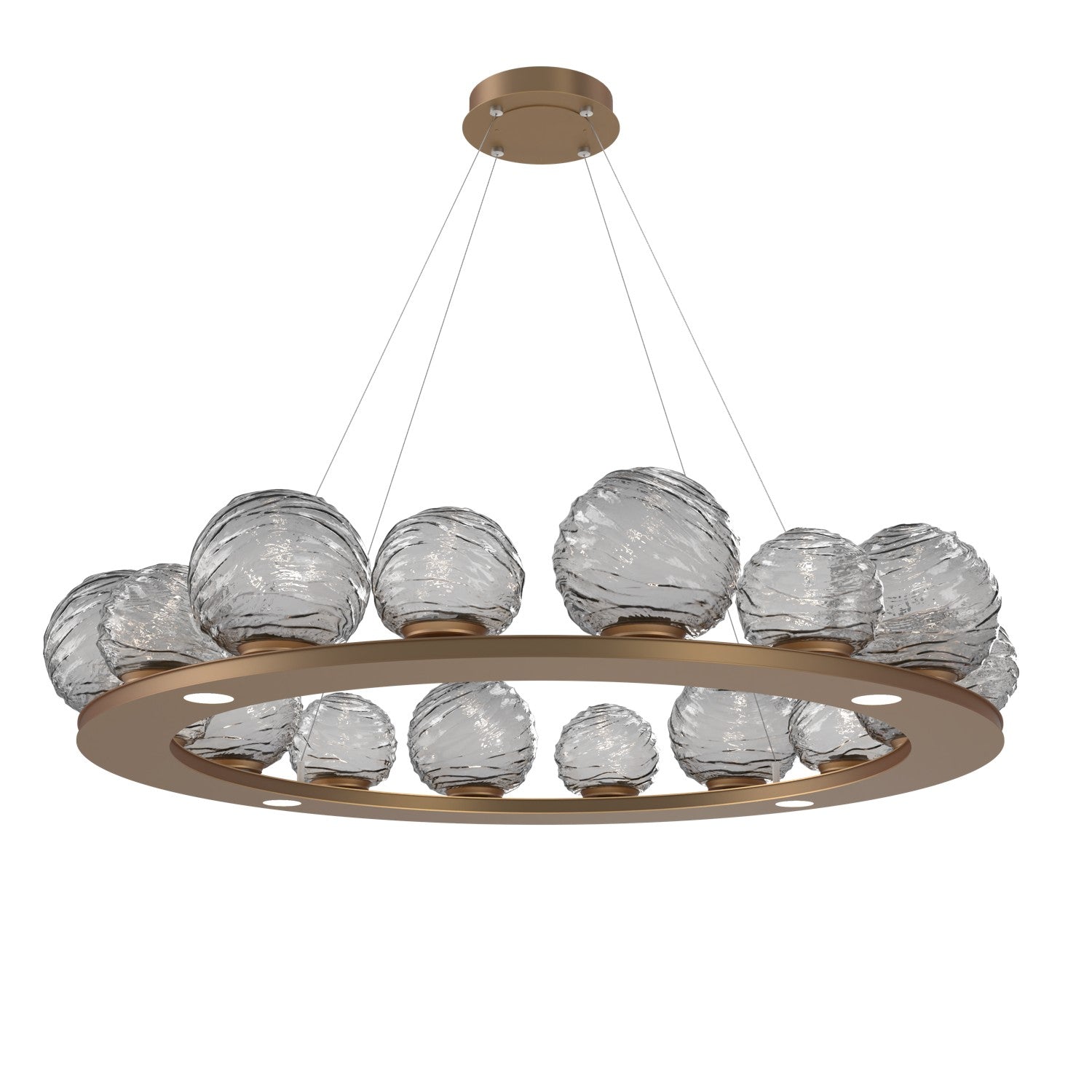 Hammerton Studio - CHB0092-0D-NB-S-CA1-L1 - LED Pendant - Gaia - Novel Brass