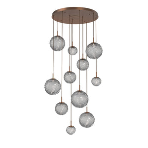 Hammerton Studio - CHB0092-11-BB-S-C01-L3 - LED Pendant - Gaia - Burnished Bronze