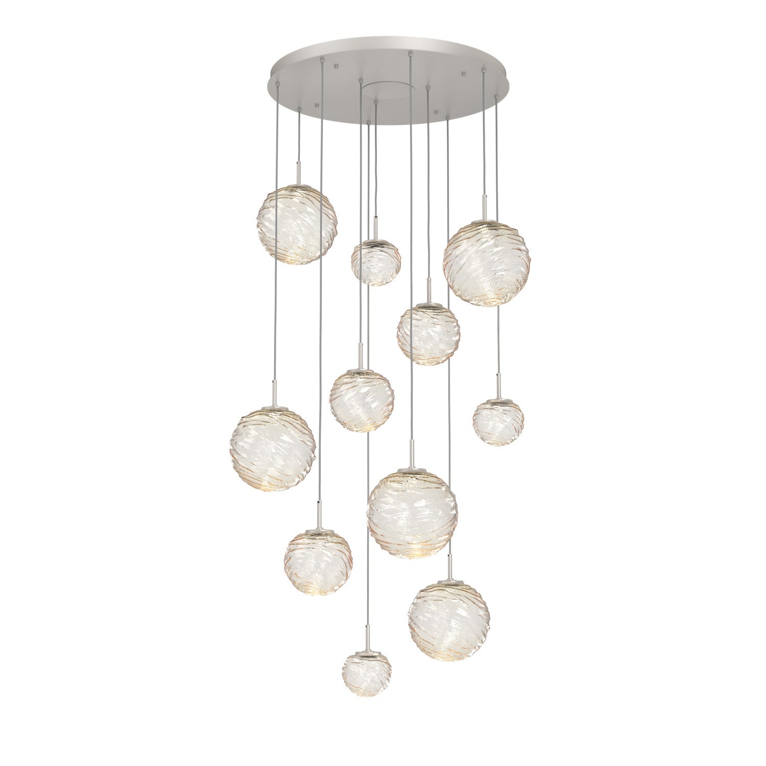 Hammerton Studio - CHB0092-11-BS-A-C01-L3 - LED Pendant - Gaia - Beige Silver