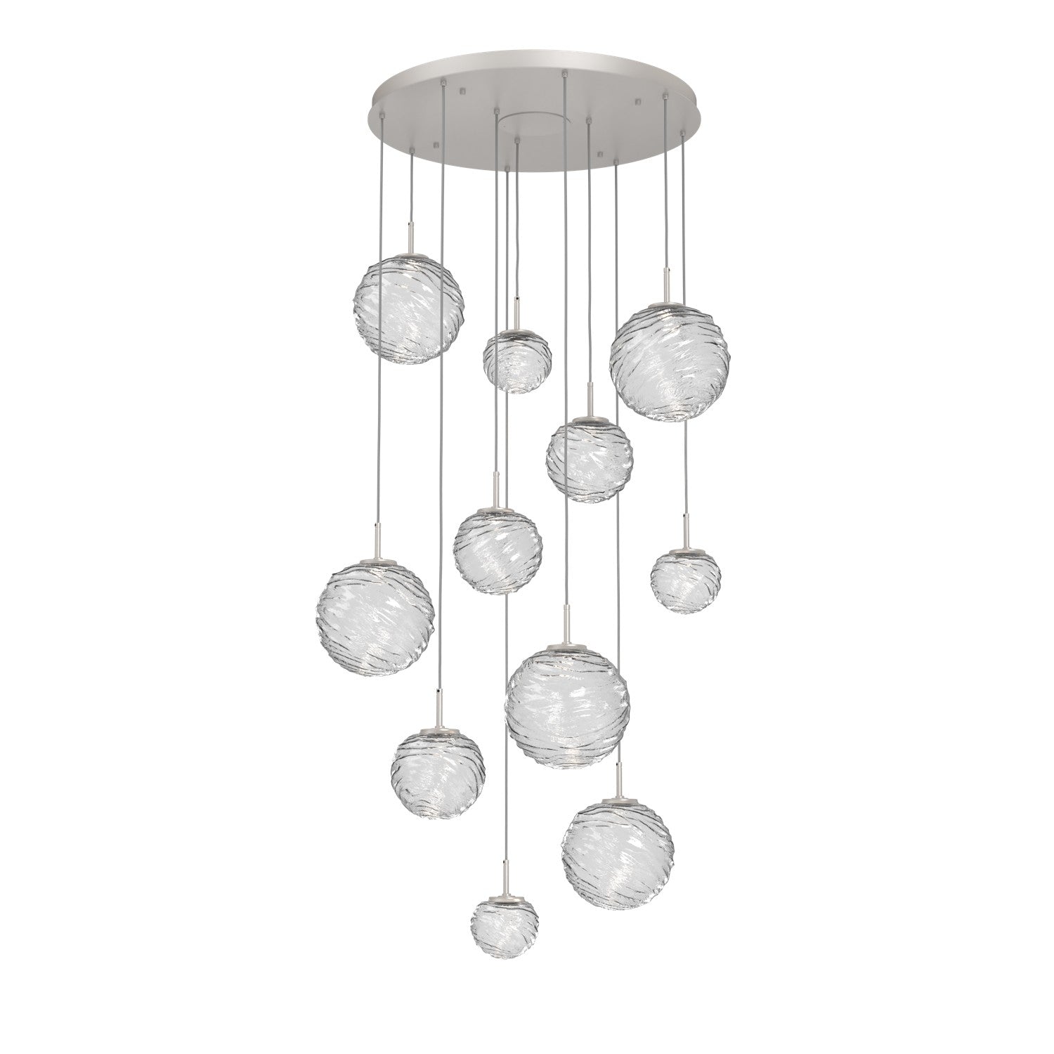 Hammerton Studio - CHB0092-11-BS-C-C01-L3 - LED Pendant - Gaia - Beige Silver