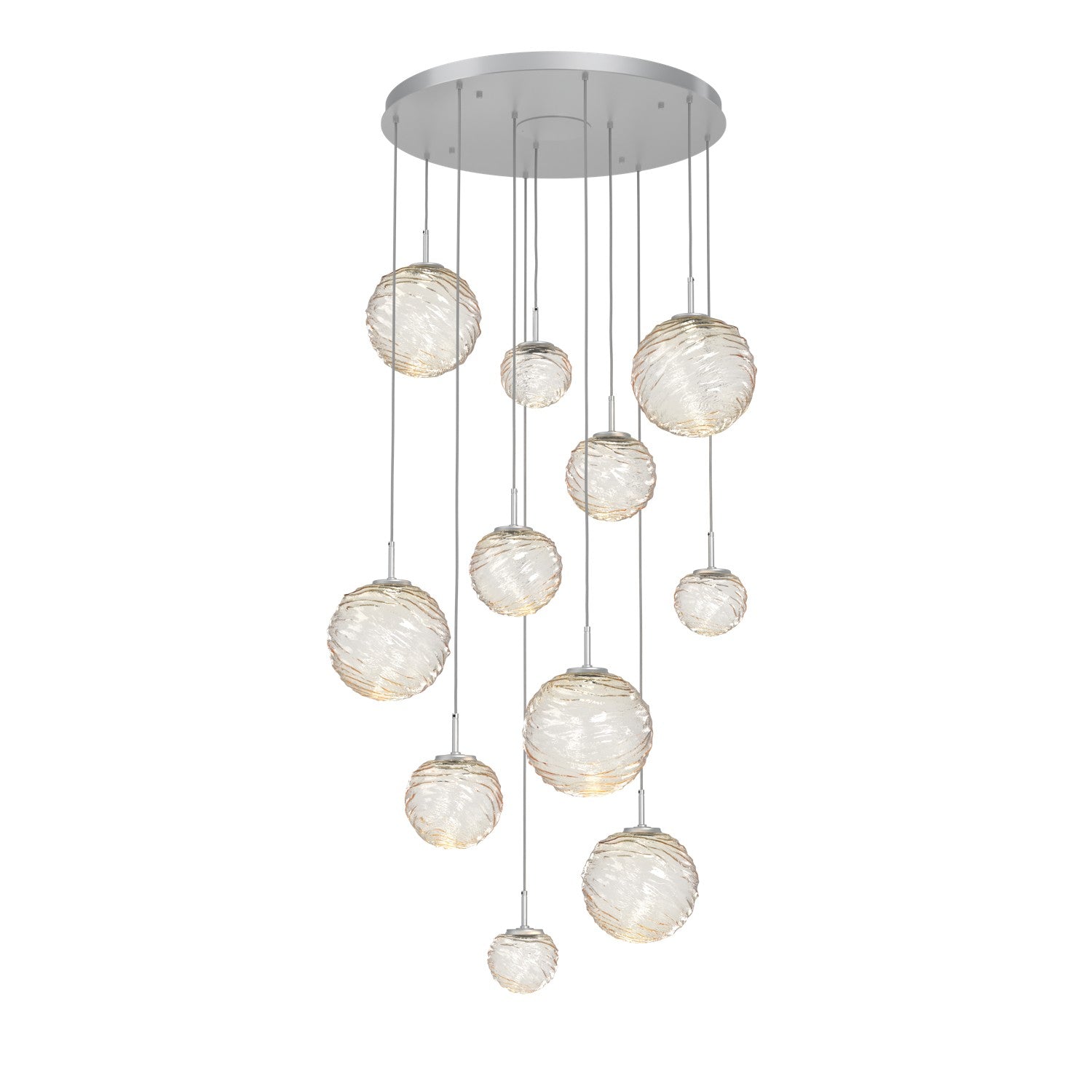 Hammerton Studio - CHB0092-11-CS-A-C01-L3 - LED Pendant - Gaia - Classic Silver