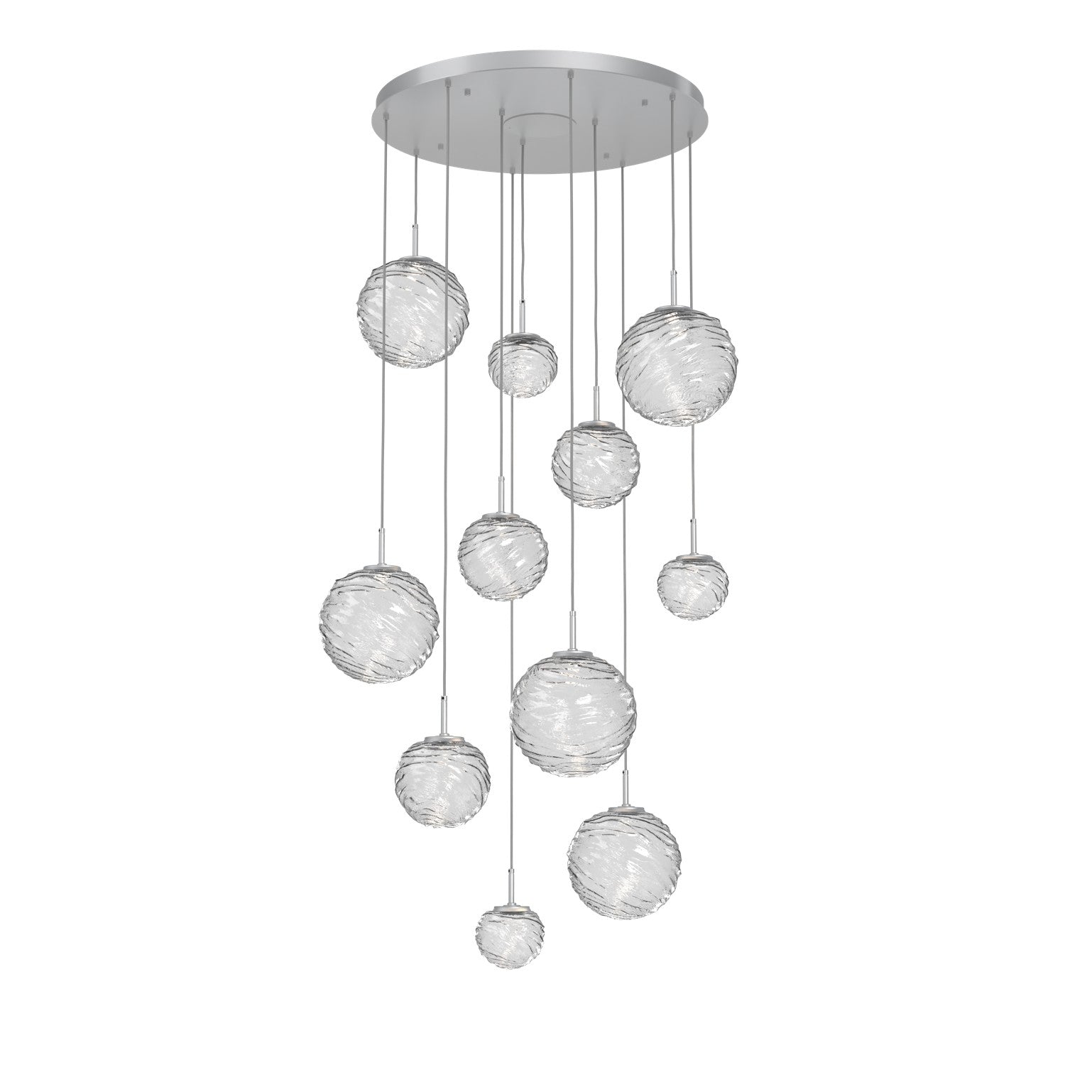 Hammerton Studio - CHB0092-11-CS-C-C01-L1 - LED Pendant - Gaia - Classic Silver