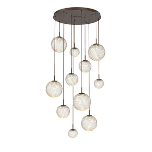 Hammerton Studio - CHB0092-11-FB-A-C01-L1 - LED Pendant - Gaia - Flat Bronze