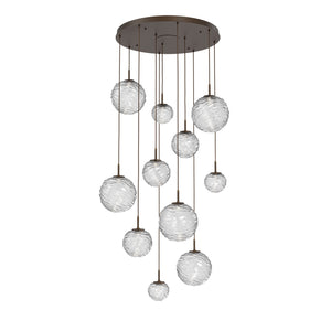 Hammerton Studio - CHB0092-11-FB-C-C01-L1 - LED Pendant - Gaia - Flat Bronze