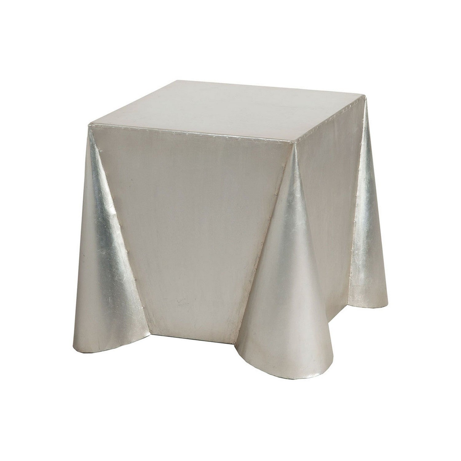 ELK Home - 7117006 - Side Table - Tin Covered - Antique Silver Leaf