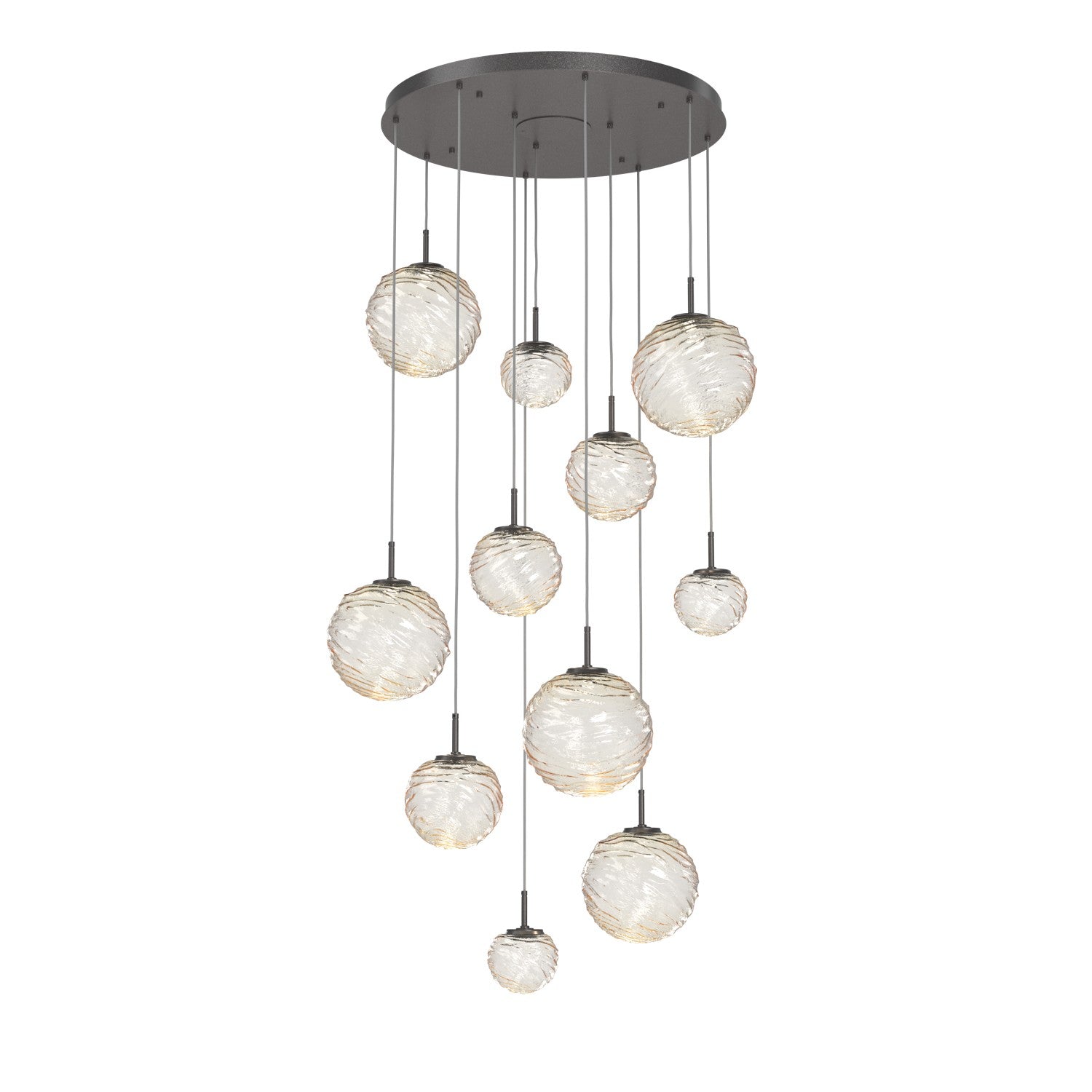 Hammerton Studio - CHB0092-11-GP-A-C01-L1 - LED Pendant - Gaia - Graphite