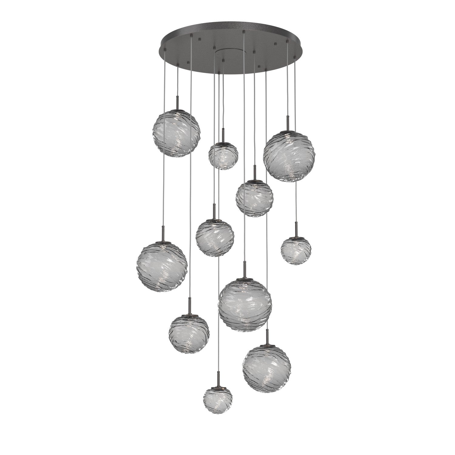 Hammerton Studio - CHB0092-11-GP-S-C01-L3 - LED Pendant - Gaia - Graphite