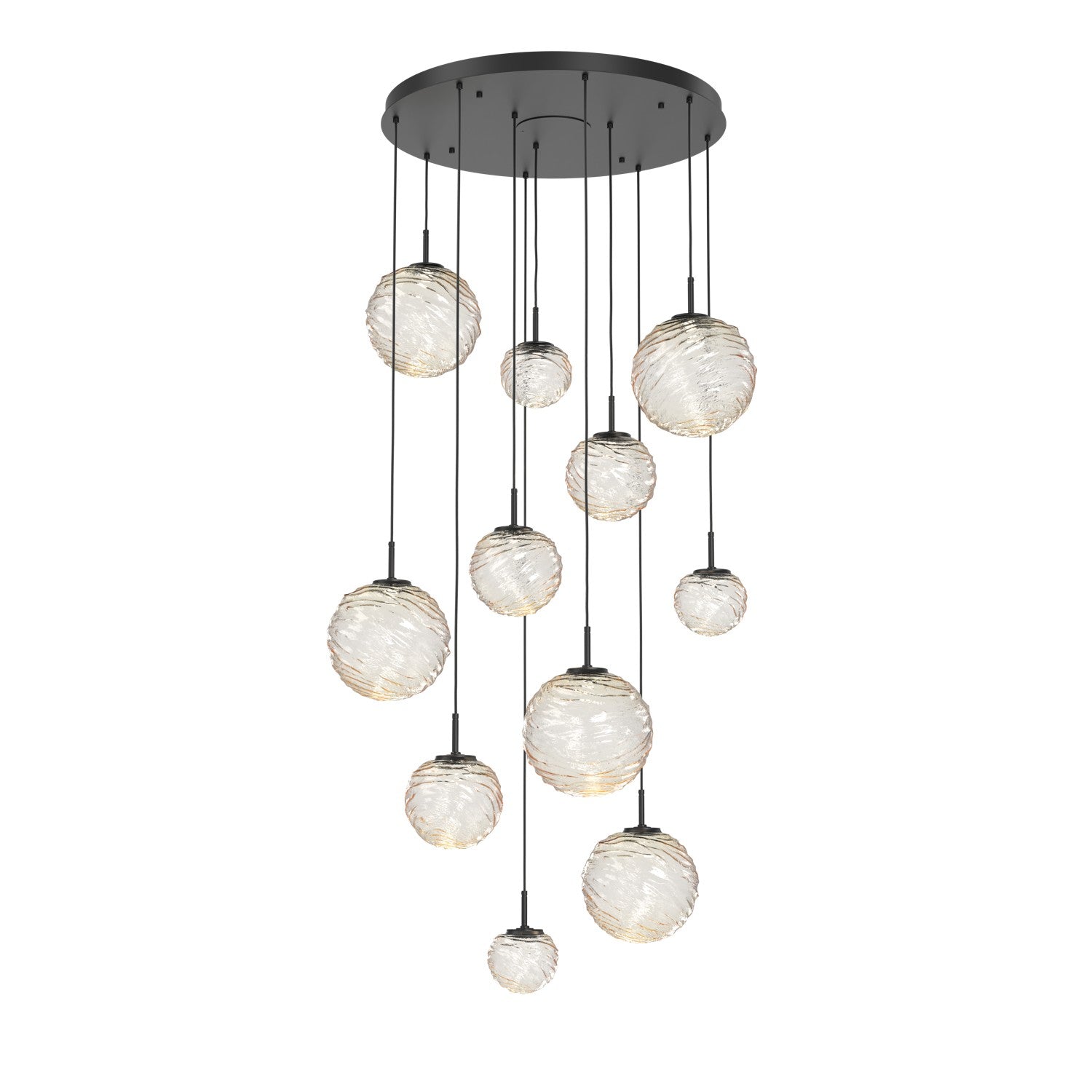 Hammerton Studio - CHB0092-11-MB-A-C01-L3 - LED Pendant - Gaia - Matte Black
