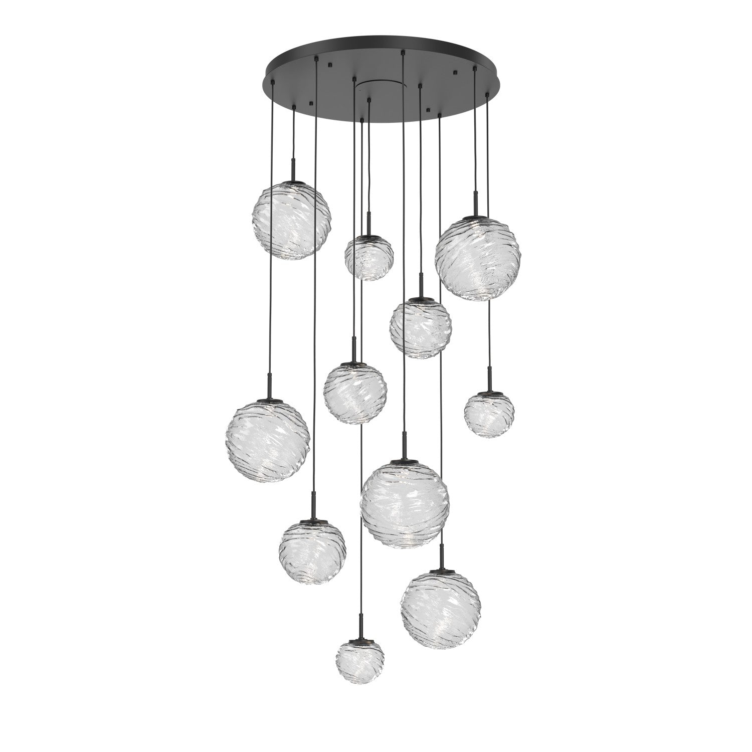 Hammerton Studio - CHB0092-11-MB-C-C01-L1 - LED Pendant - Gaia - Matte Black