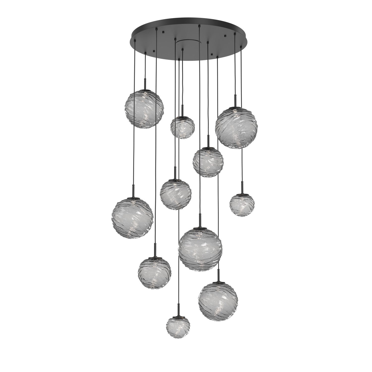 Hammerton Studio - CHB0092-11-MB-S-C01-L3 - LED Pendant - Gaia - Matte Black